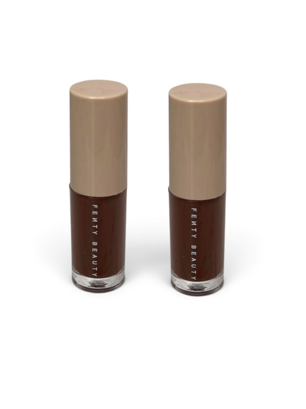 Fenty Beauty Gloss, Brown Hot Chocolit Heat, Mini x 2,Sheer with Plumping effect